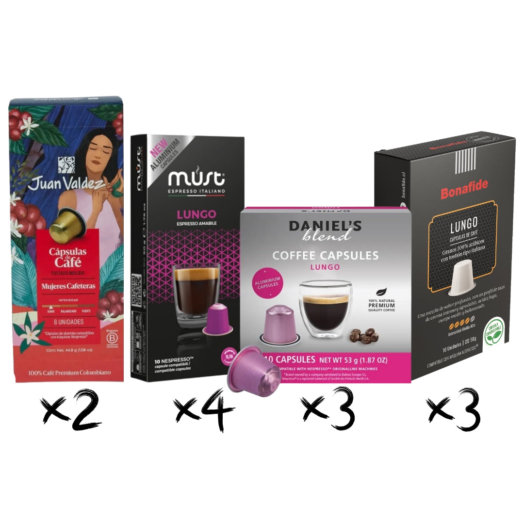 Pack Lungo Espresso 12 cajas Cápsulas Nespresso®