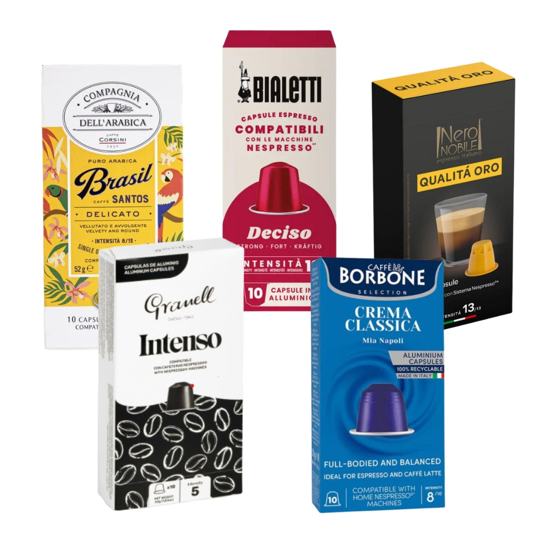 Pack Espresso 5 cajas cápsulas Nespresso®