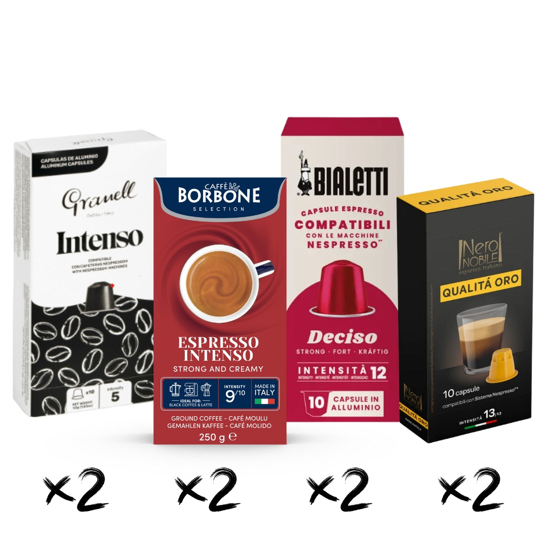 Pack Intenso 8 Cajas compatibles Nespresso®