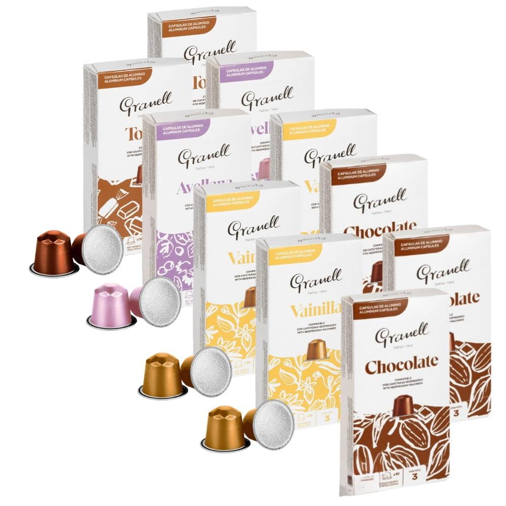 100 Cápsulas Sabores Granell Cápsulas Nespresso®