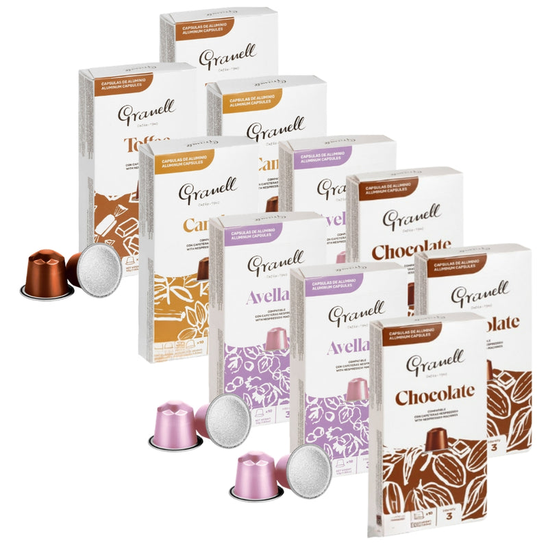 100 Cápsulas Sabores Granell Cápsulas Nespresso®