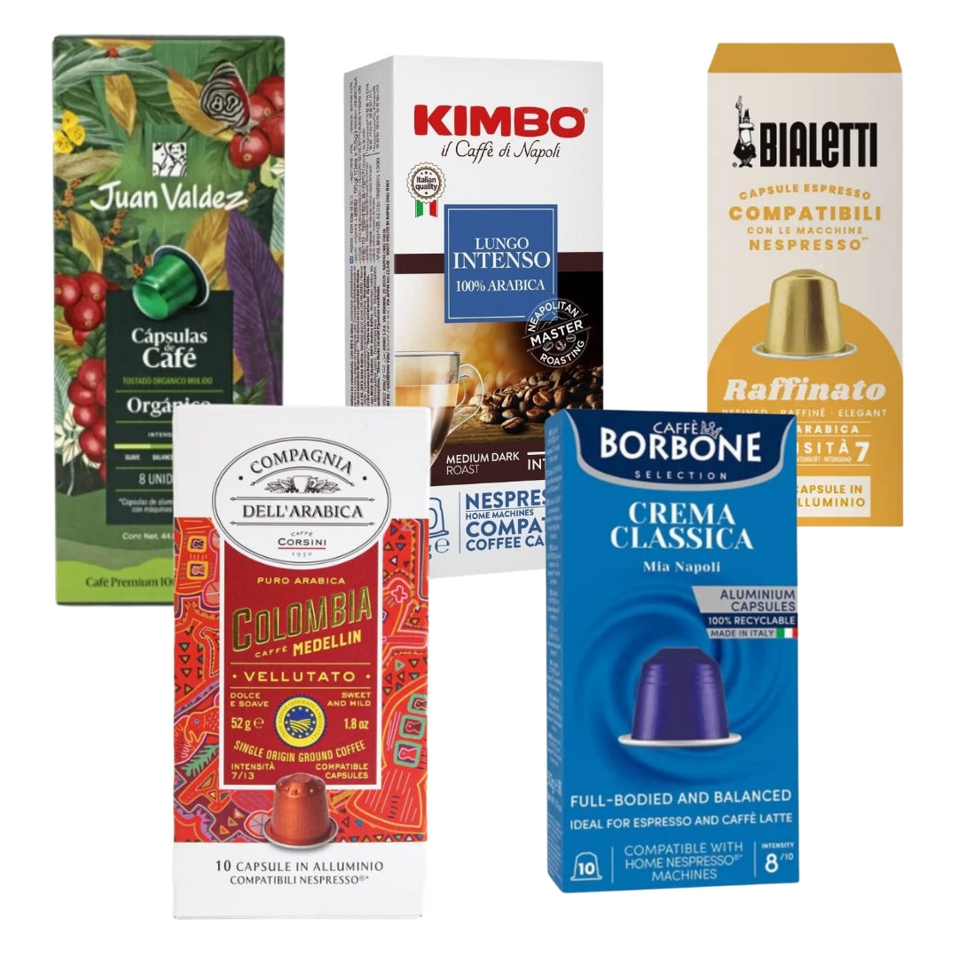 Pack Lungo Espresso 5 cajas Cápsulas Nespresso®