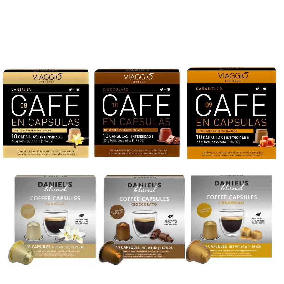 Pack Sabores 60 Cápsulas Compatible Nespresso®
