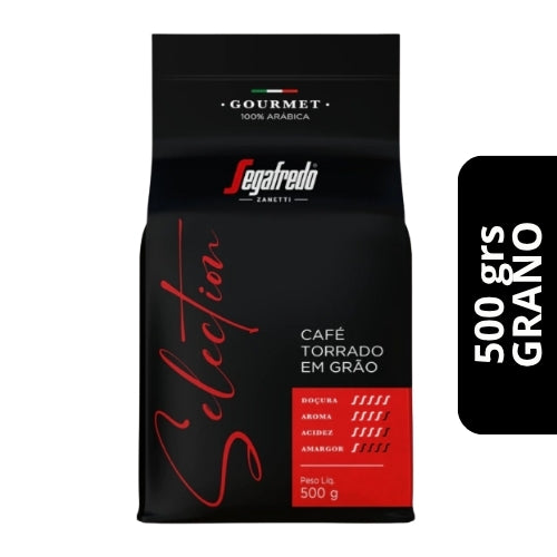 Café Segafredo Selection en Grano 500g — 100% arábica, notas florales y frutales