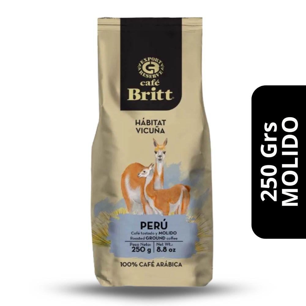 Café Britt Hábitat Vicuña 250grs