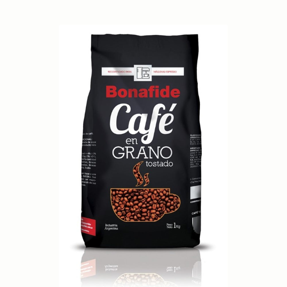 Café en Grano Bonafide Tostado 1Kg