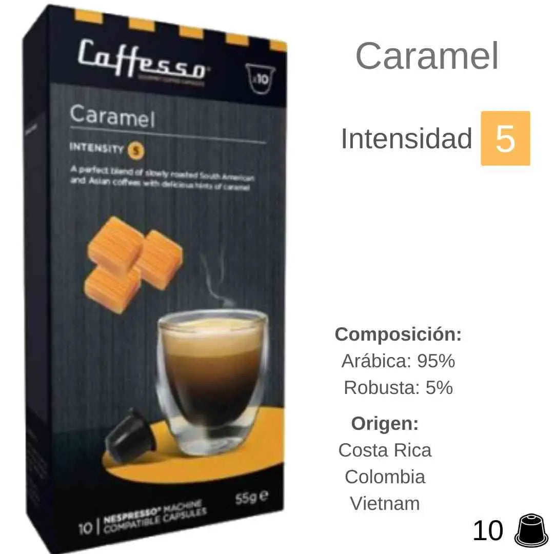 Caffesso Caramel cápsulas Nespresso®