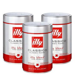 3X - Café Molido Illy Classico 250grs