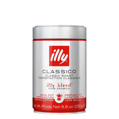 Café Illy Molida Classico Moka 250grs 