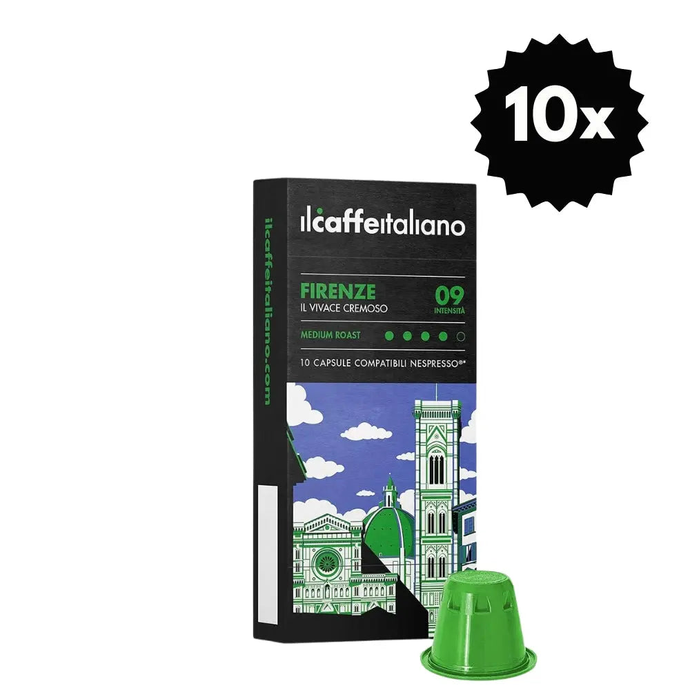 100 Cápsulas ilCaffeitaliano Firenze para Nespresso®