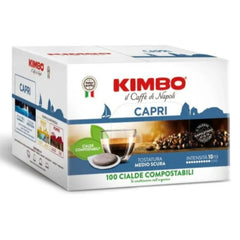 Kimbo 100 Pods de café Capri Compostables