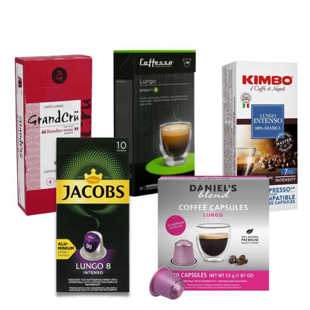 Pack Lungo Intenso 50 Cápsulas Compatibles Nespresso® | Coffeelovers