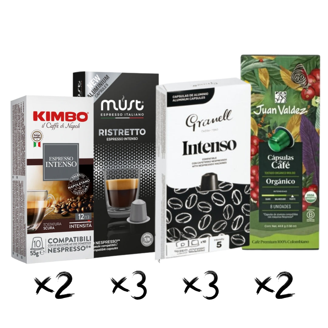 Pack Mix Intensidades 10 Cajas Cápsulas Nespresso®