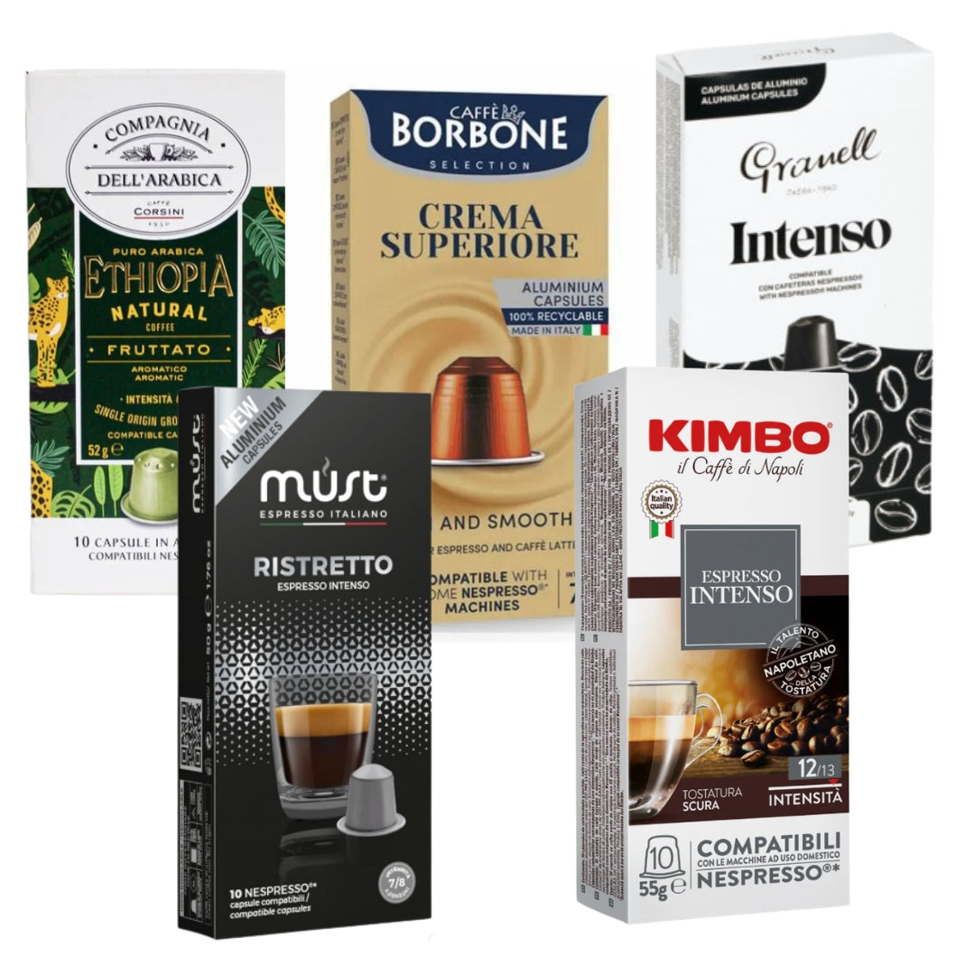Pack Espresso 5 cajas cápsulas Nespresso®