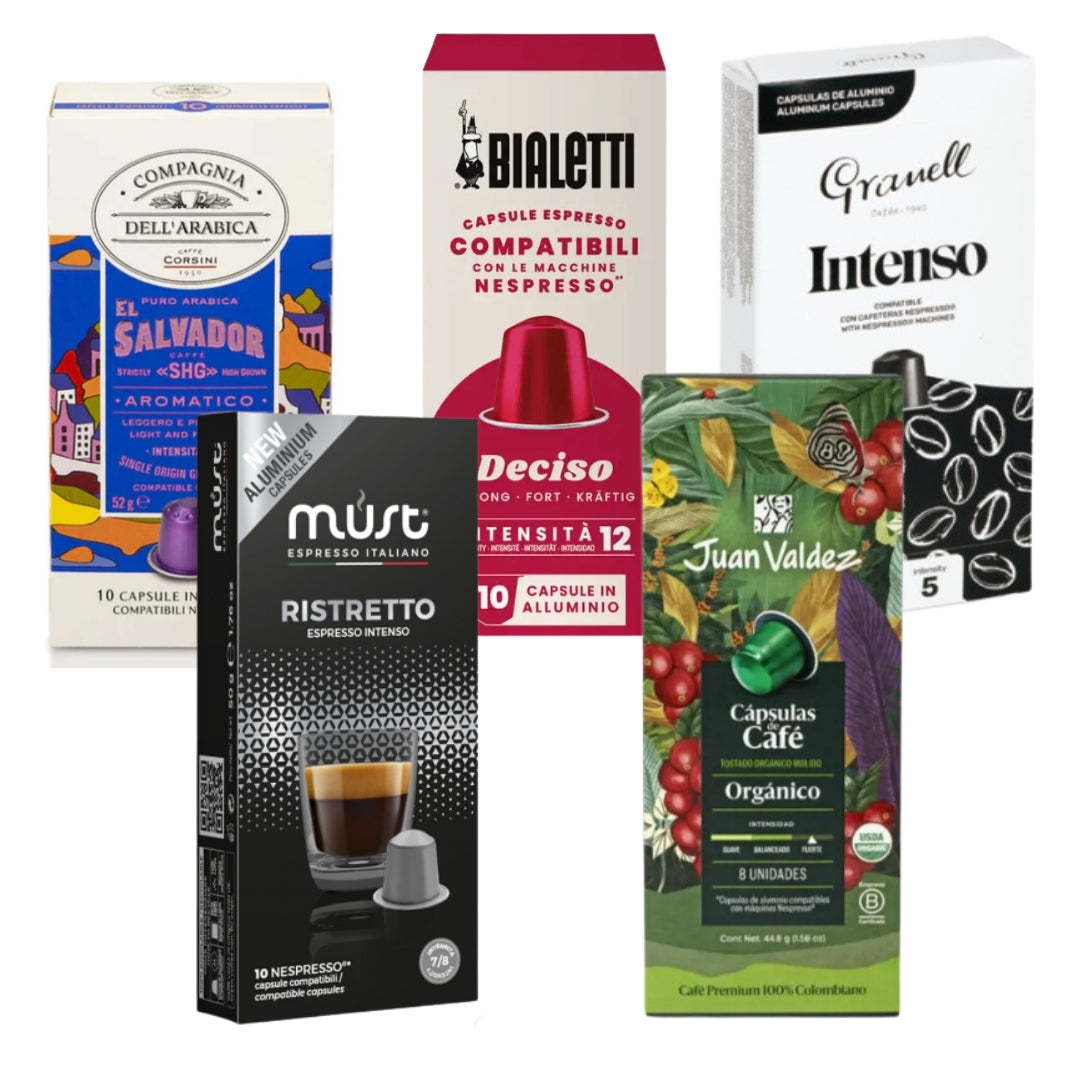 Pack Espresso 5 cajas cápsulas Nespresso®