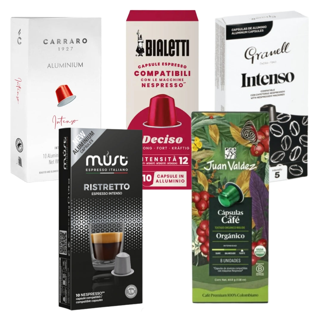 Pack Espresso 5 cajas cápsulas Nespresso®