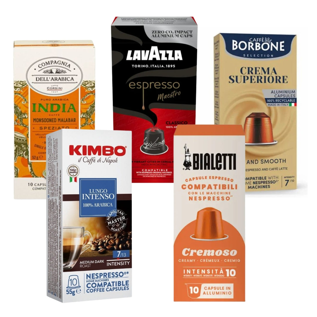Pack Lungo Espresso 5 cajas Cápsulas Nespresso®