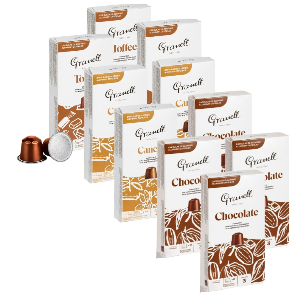 100 Cápsulas Sabores Granell Cápsulas Nespresso®
