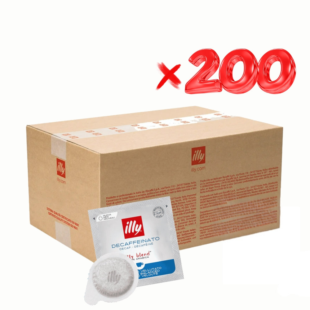 Pods de Café Illy Descafeinado 200 unidades (E.S.E)