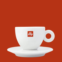 Taza de Porcelana Illy + Platillo 50ml