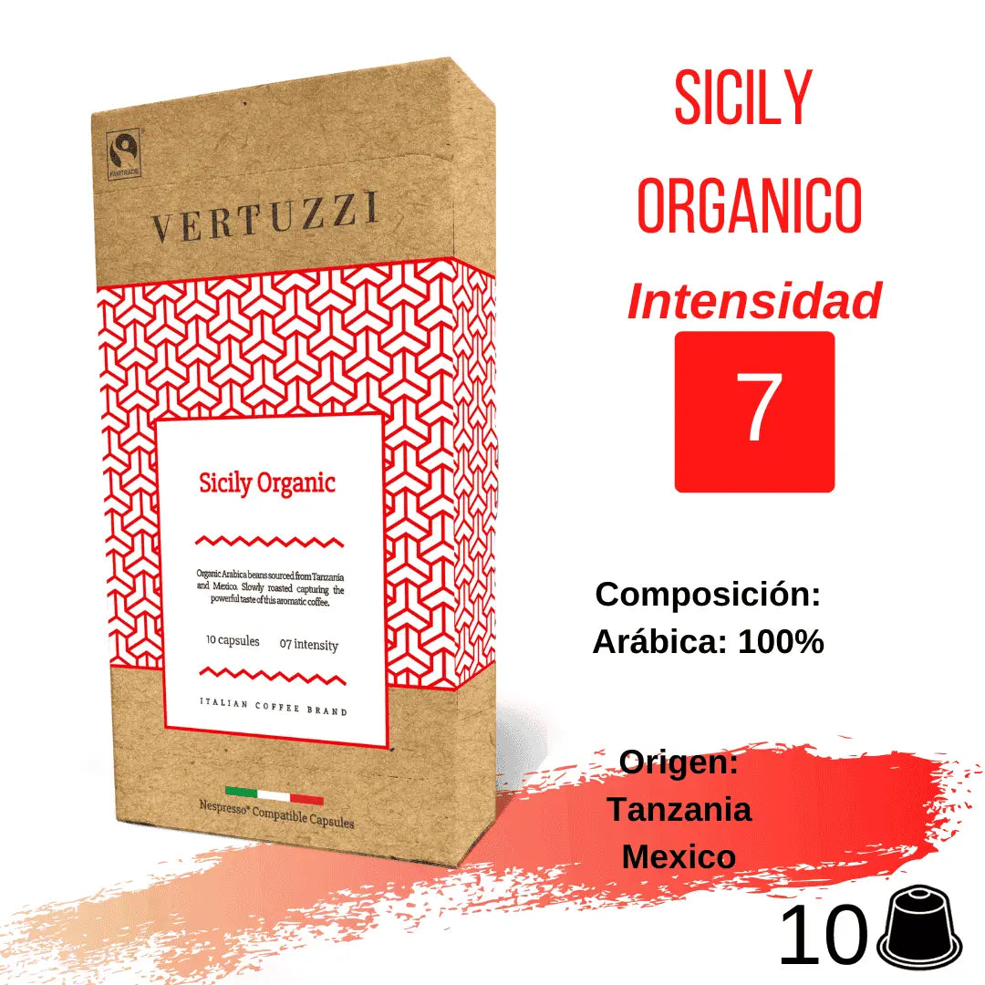 Vertuzzi Sicily Orgánico cápsulas Nespresso®