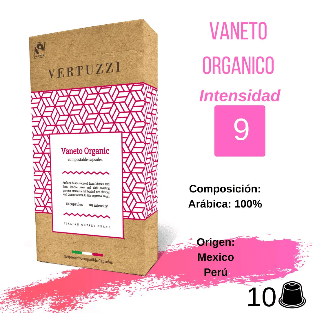 Vertuzzi Vaneto Orgánico cápsulas Nespresso®