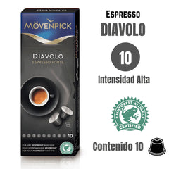 Movenpick Diavolo cápsulas Nespresso