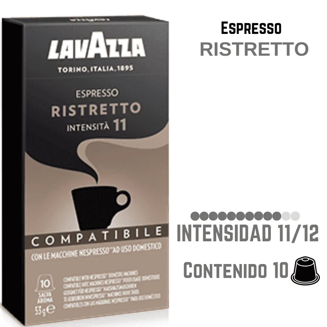 Lavazza Ristretto cápsulas Nespresso® - CoffeeLovers Capsulas de Café