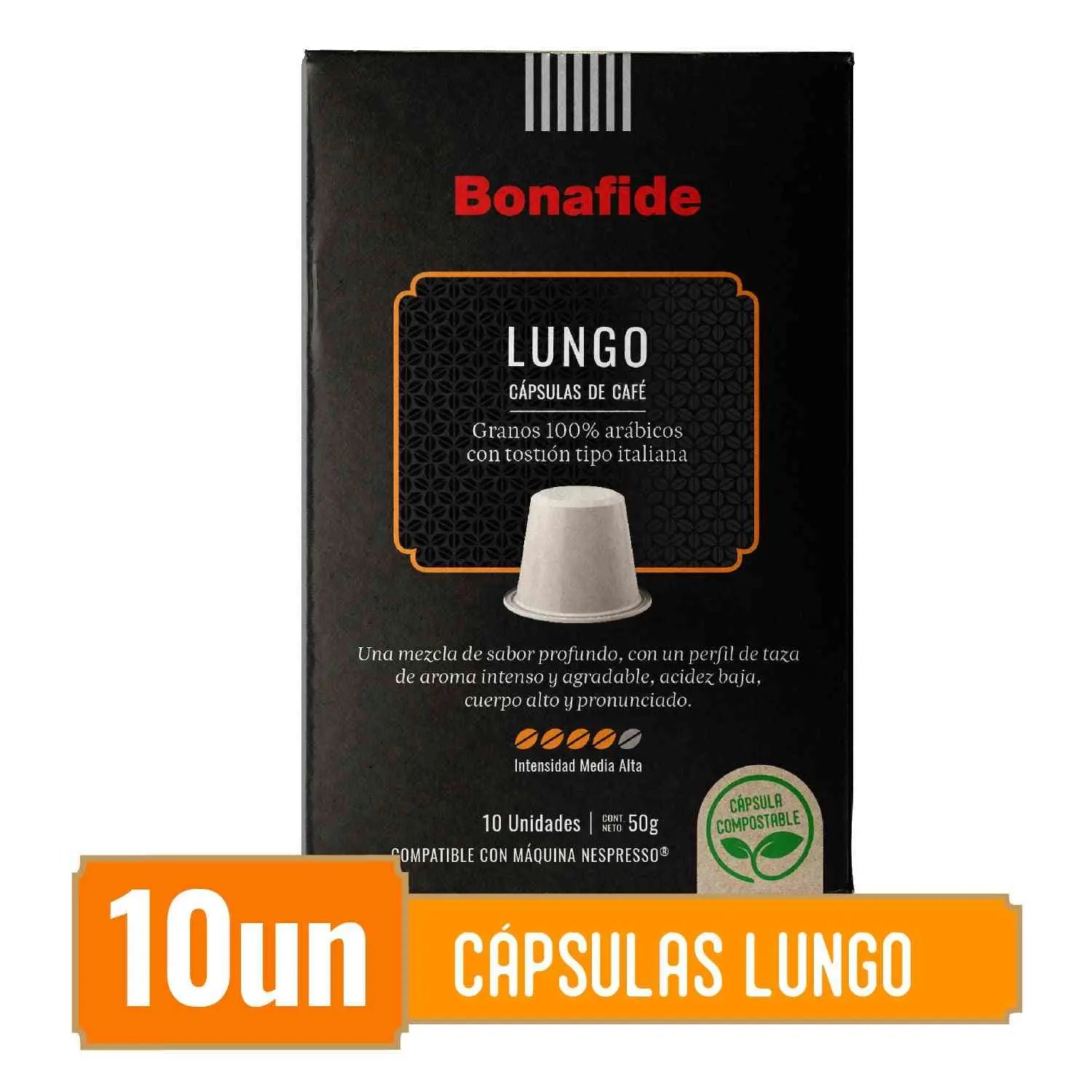 Bonafide Lungo cápsulas Nespresso®