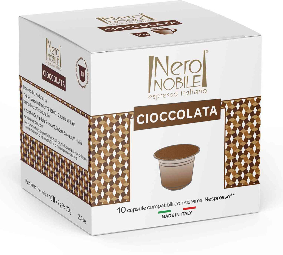 Chocolate en cápsulas Nespresso®