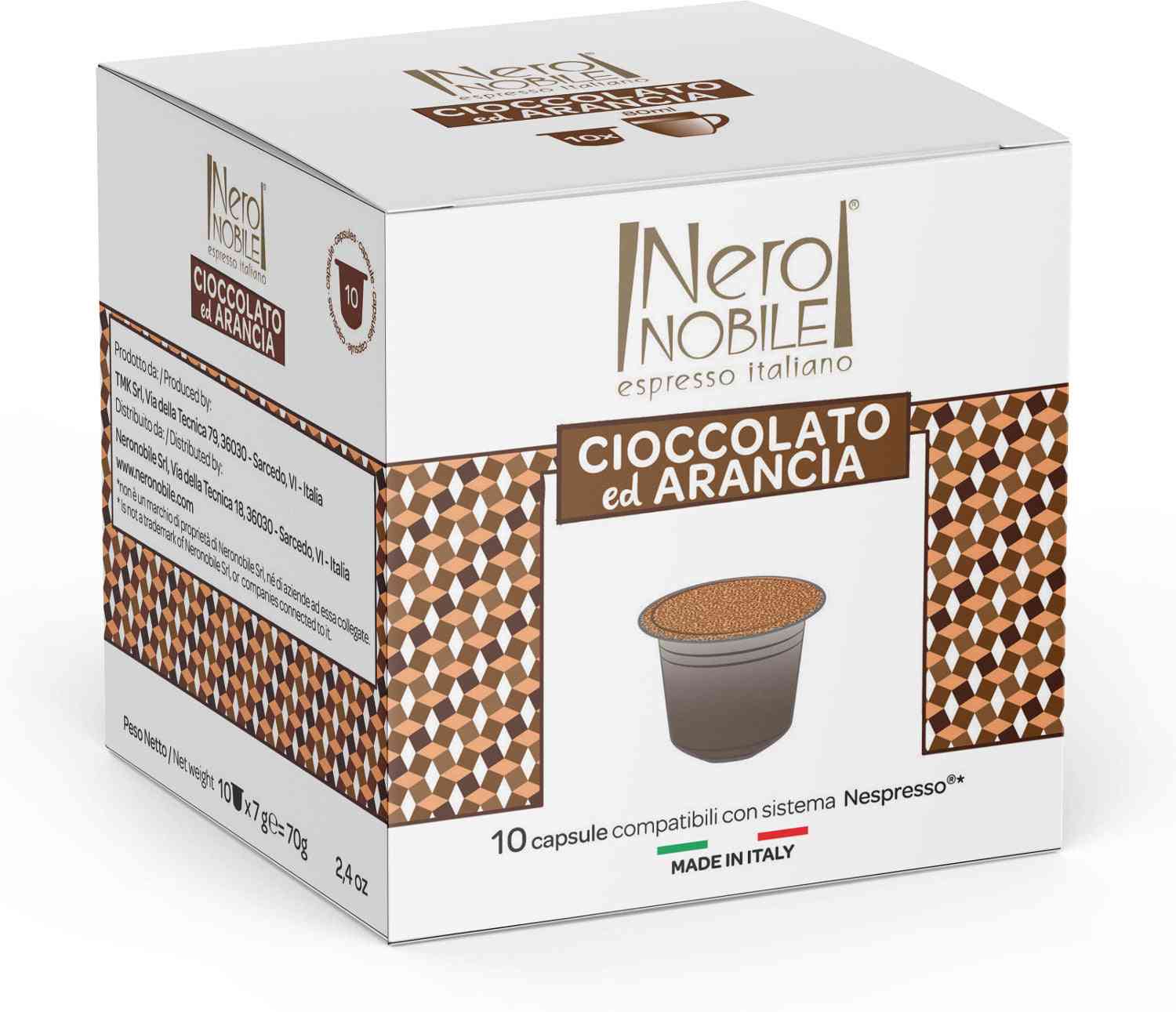 Chocolate Naranja en cápsulas Nespresso® - CoffeeLovers Capsulas Nespresso