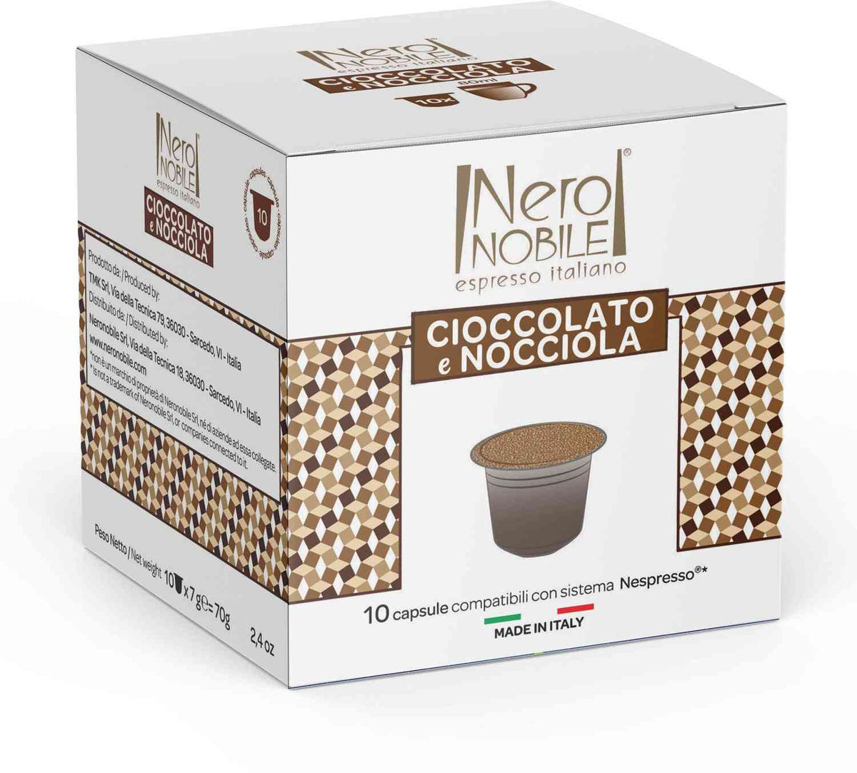 Chocolate Avellana en cápsulas Nespresso® - CoffeeLovers Capsulas Nespresso