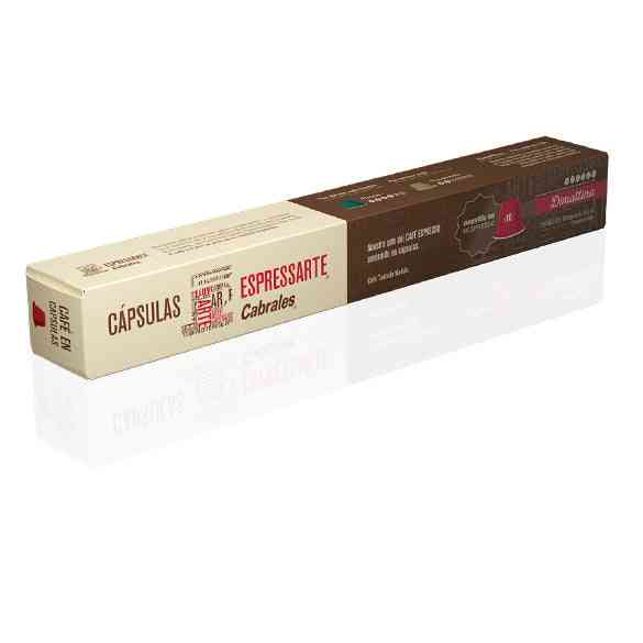 Cápsulas de Café Cabrales Dimattina compatibles Nespresso Intensidad Fuerte
