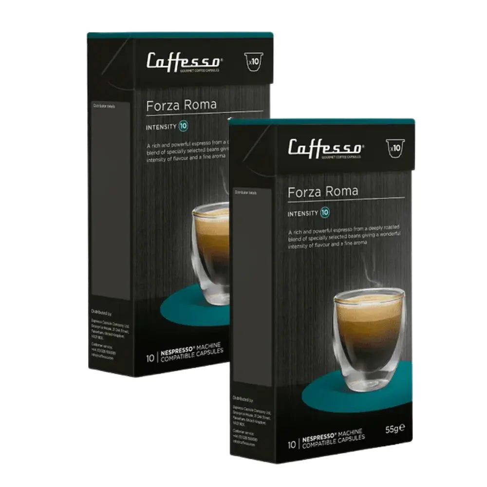 2X - Caffesso Forza Roma cápsulas Nespresso
