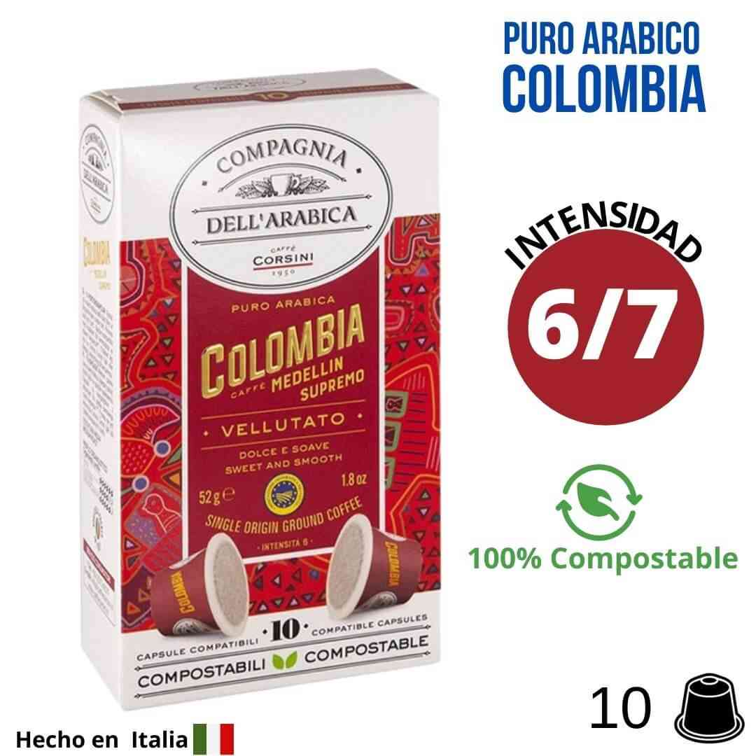 Café corsini Colombia cápsulas compostables Nespresso®