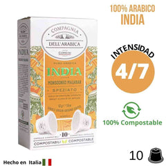 Corsini India cápsulas compostables Nespresso, Comprar Cásulas Nespresso