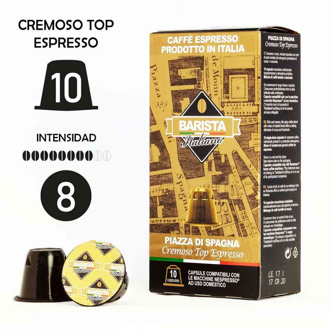Cápsulas Nespresso Cremoso Barista Italiano