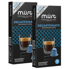 2X - Must Decaf cápsulas Nespresso®