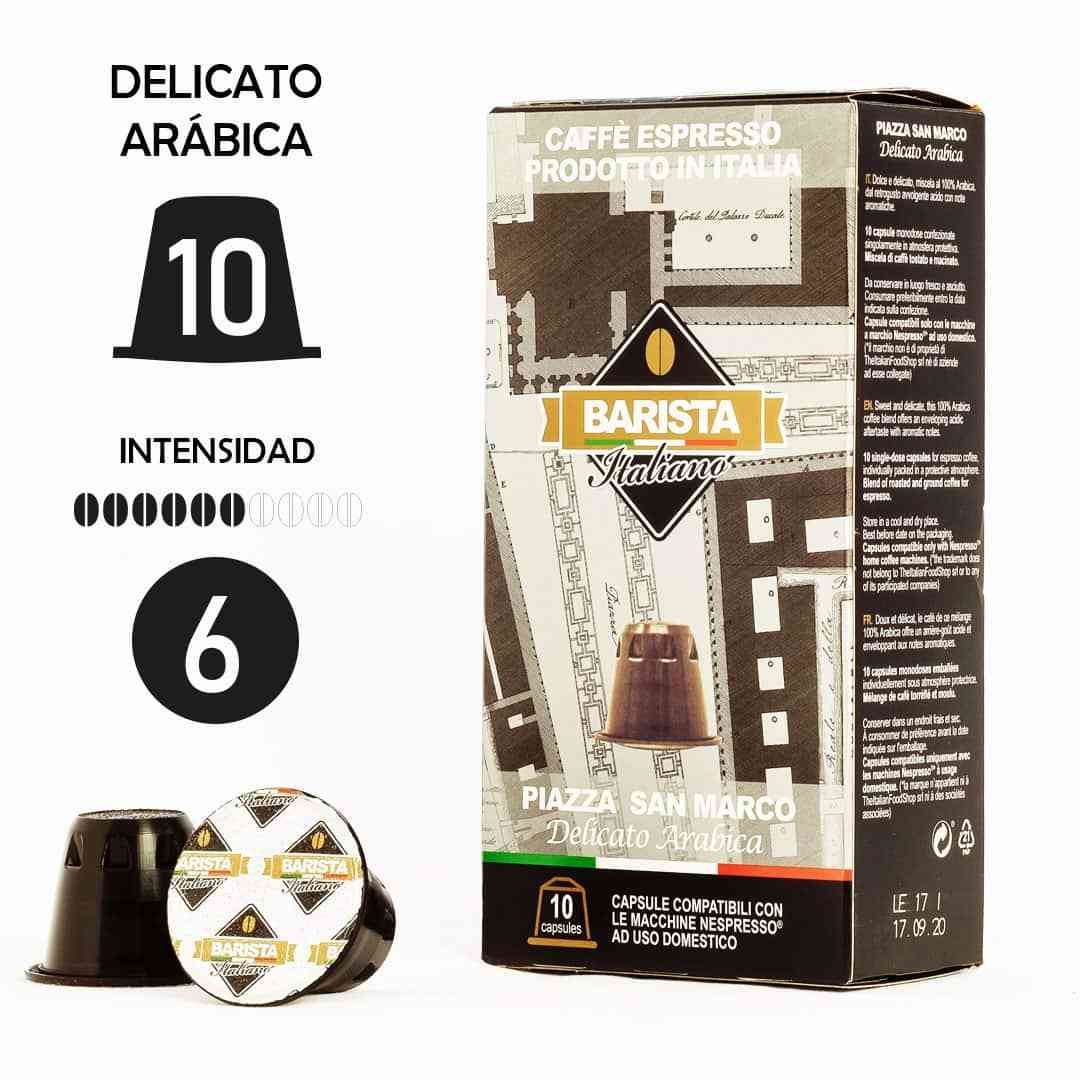 Cápsulas Nespresso Delicato Barista Italiano