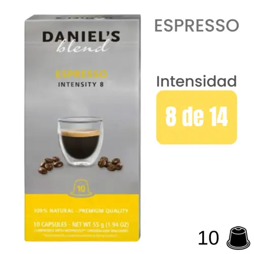 Daniels Espresso cápsulas Nespresso® | Coffeelovers