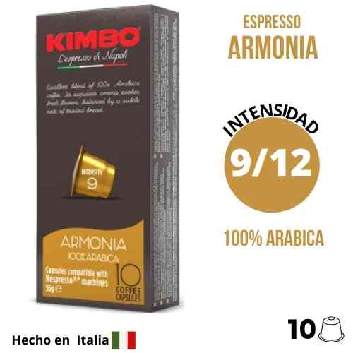 Kimbo Armonia cápsulas Nespresso