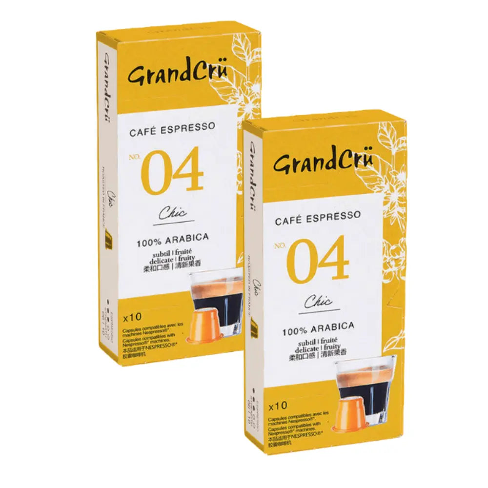 2x - Cápsulas compatibles Nespresso GrandCru  - Coffeelovers.cl
