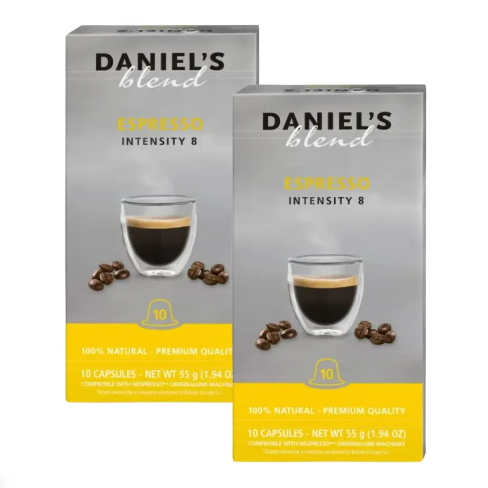 2X - Daniels Espresso cápsulas Nespresso | Coffeelovers.cl