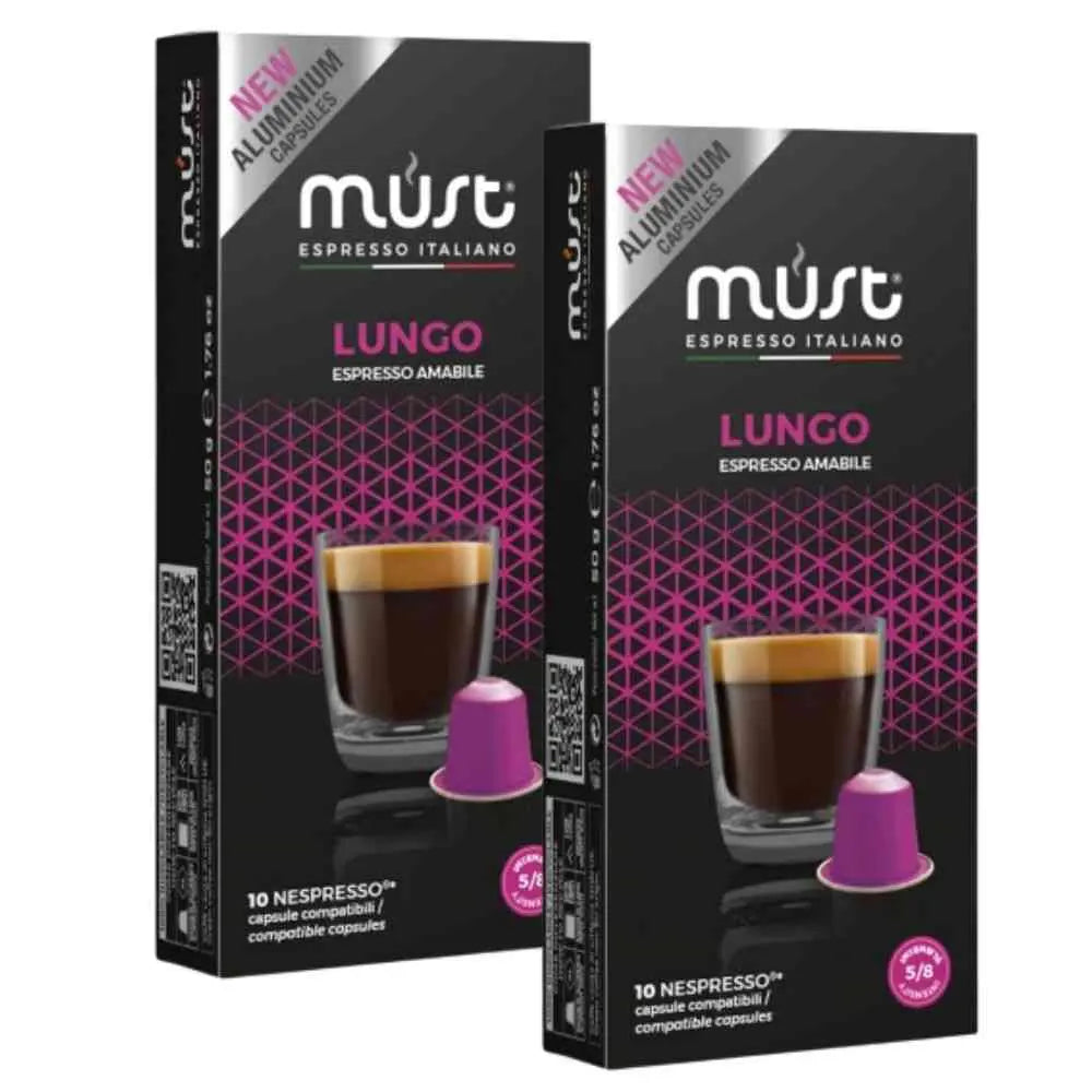 2X - Must Lungo cápsulas Nespresso®