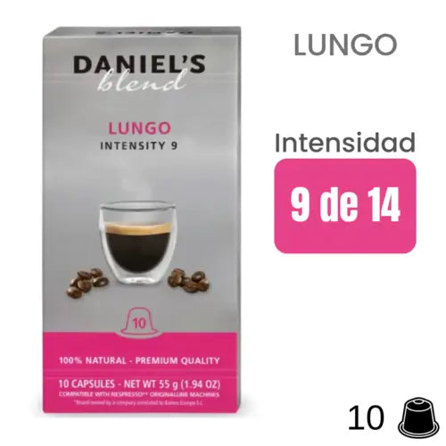 Daniels Lungo cápsulas Nespresso® | Coffelovers 
