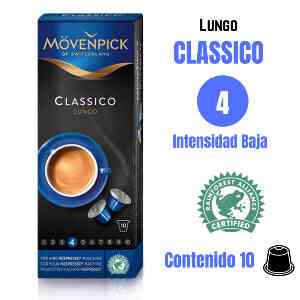 Movenpick Classico Lungo cápsulas Nespresso® - CoffeeLovers Capsulas Nespresso