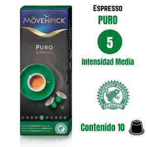 Movenpick Puro Espresso cápsulas Nespresso® | Capsulas de Café