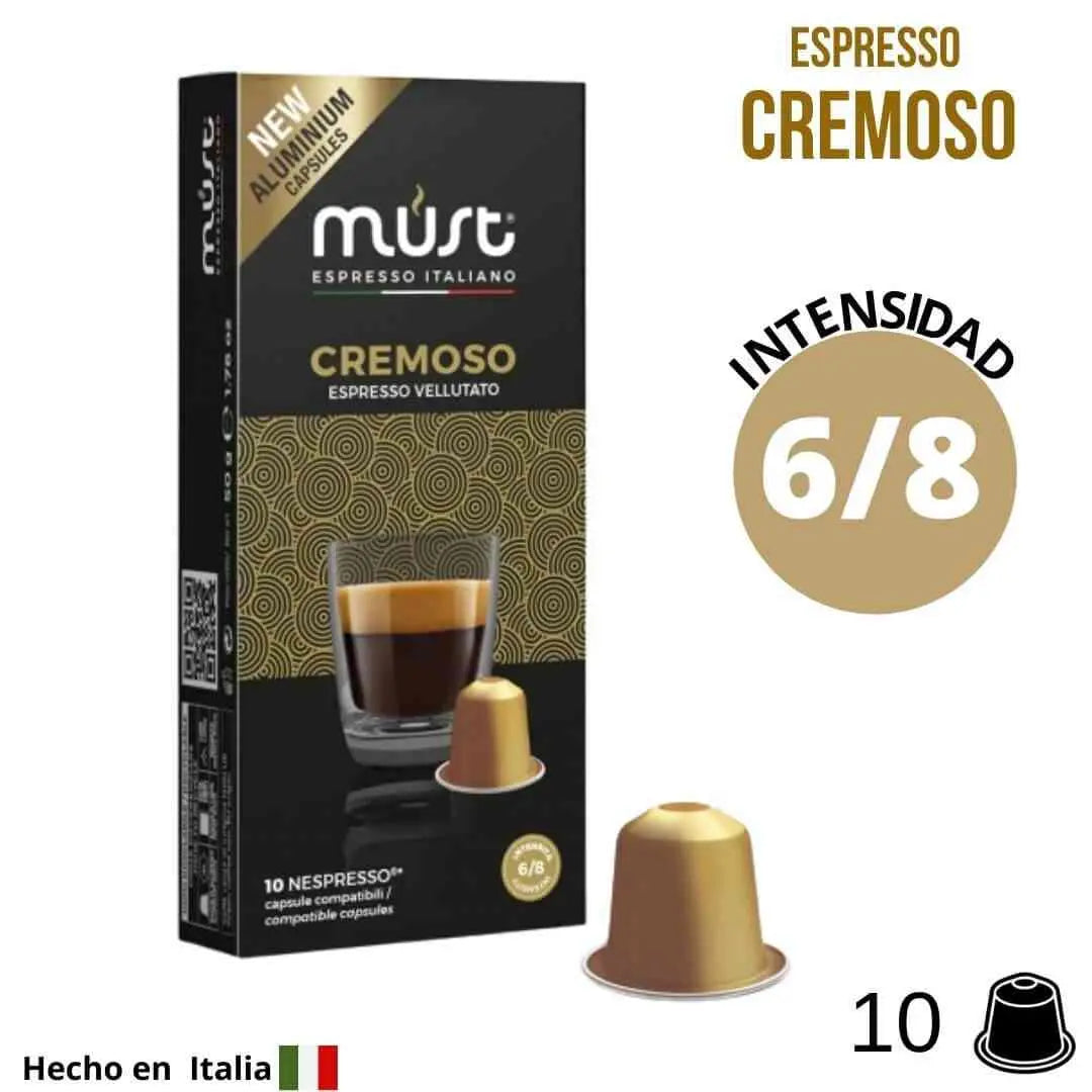 Must Cremoso cápsulas Nespresso®| cápsulas de aluminio
