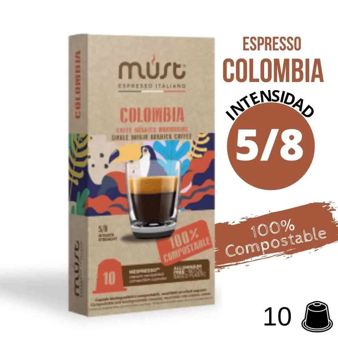 Must Colombia espresso cápsulas Nespresso