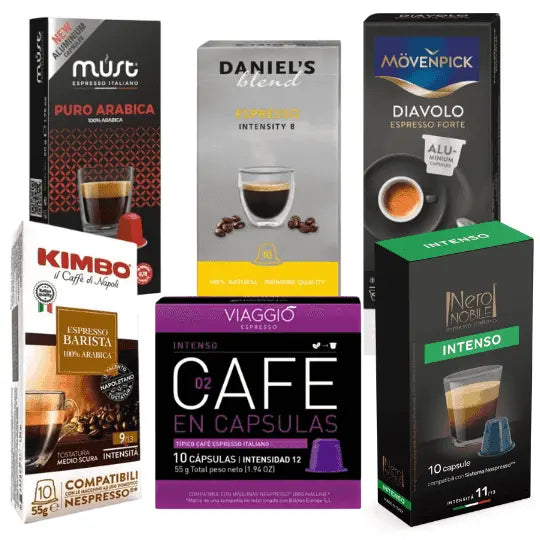 Pack Intenso 60 Cápsulas Compatibles Nespresso | loscoffeelovers.cl